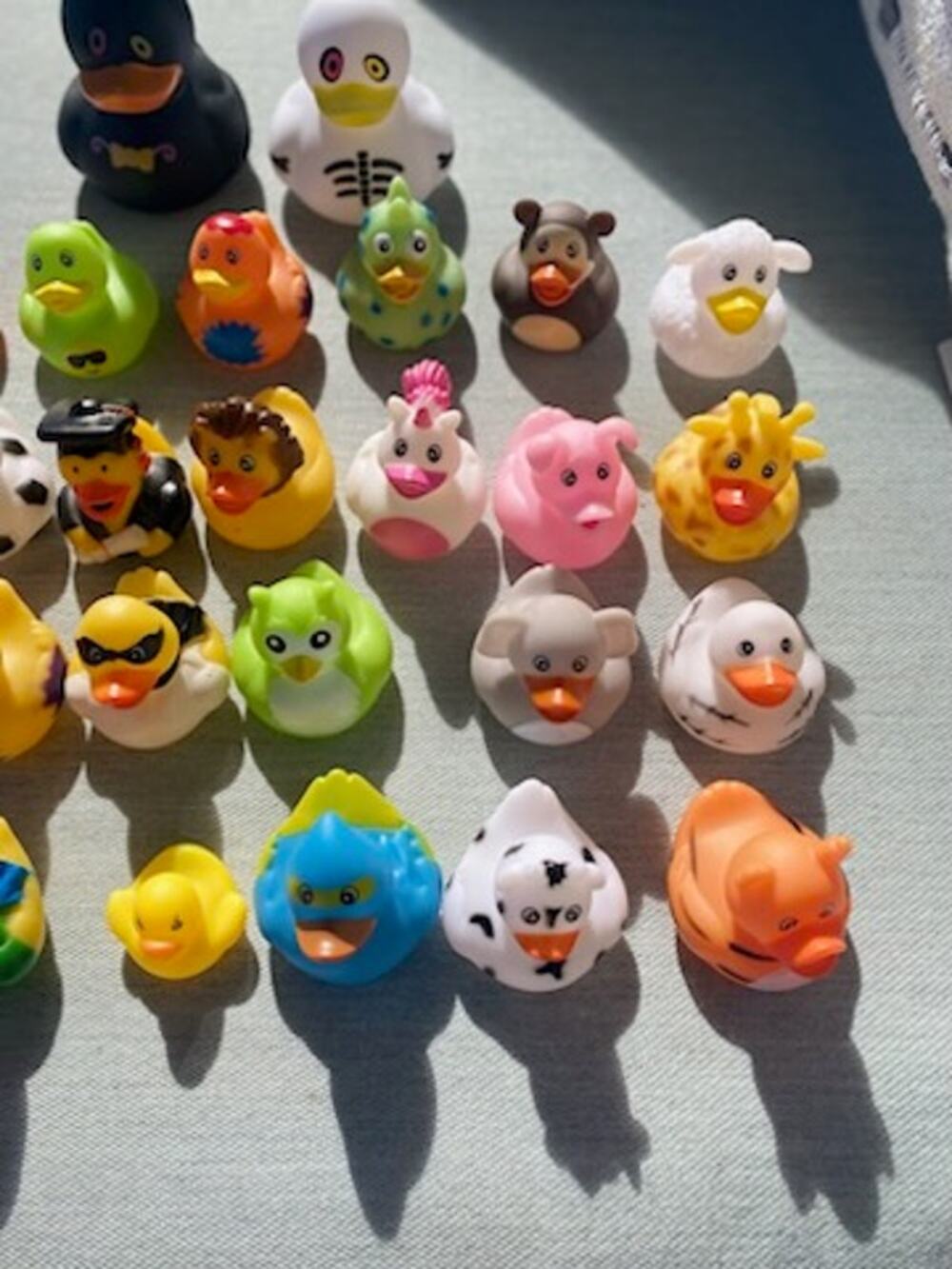 Lot of 27 Rubber Ducks • Jeep Ducking Mix • All Styles & Sizes • Duck Duck Jeep